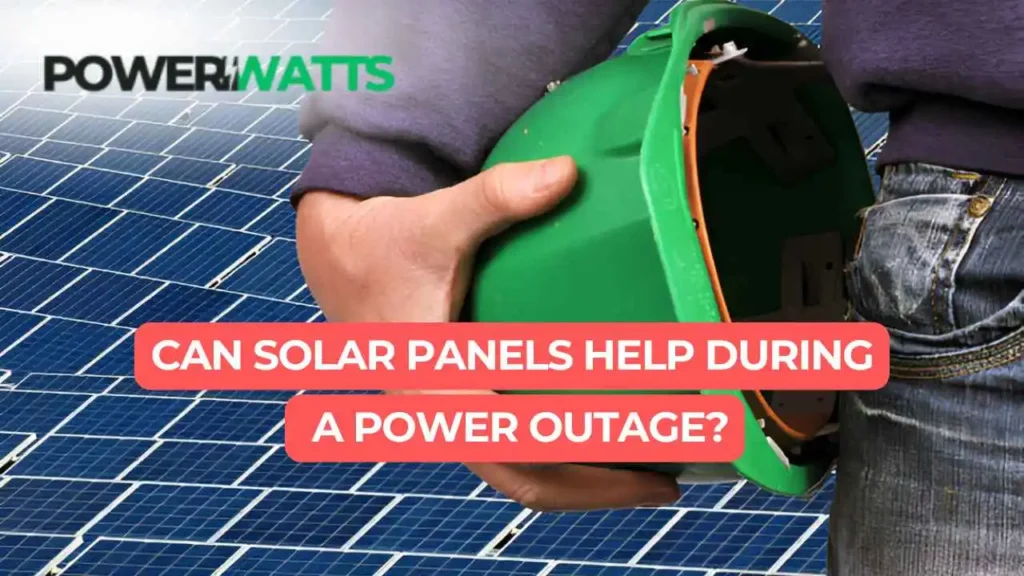 Can Solar Panels Help During A Power Outage