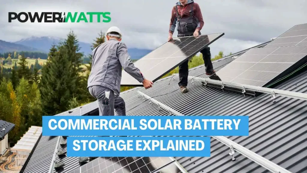 commercial solar battery storage