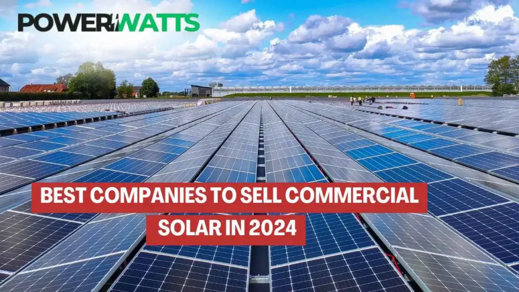 best companies to sell commercial solar