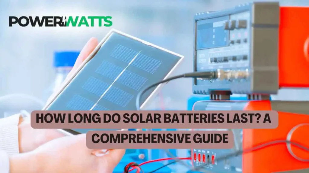 How Long Do Solar Batteries Last?