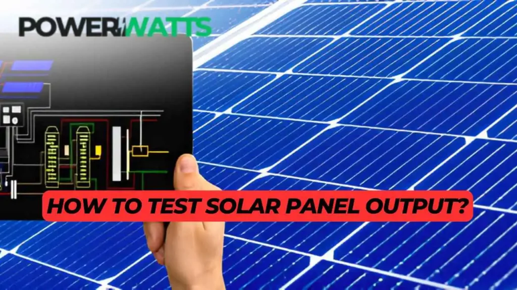 How to Test Solar Panel Output?