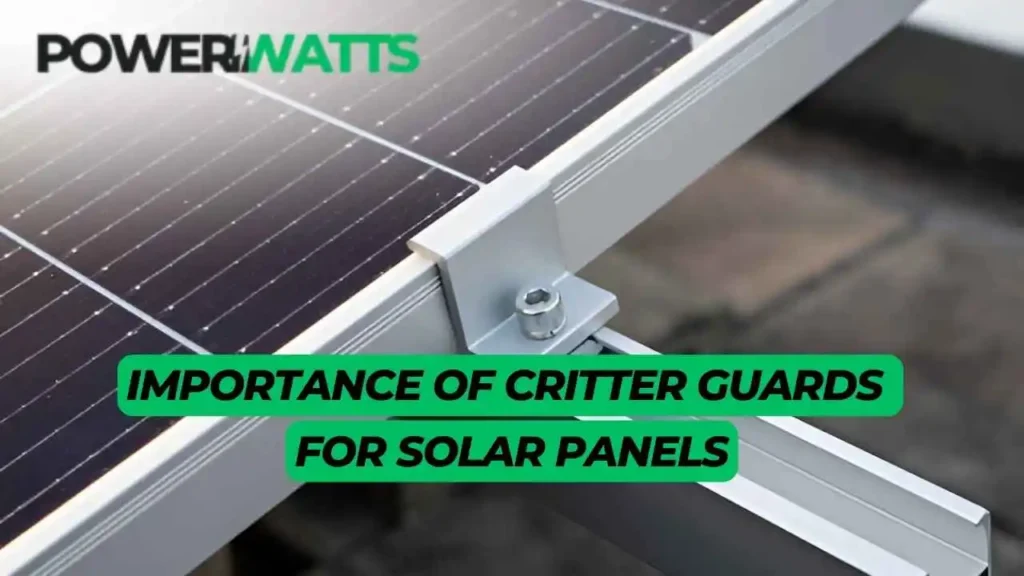 Importance of Critter Guards for Solar Panels