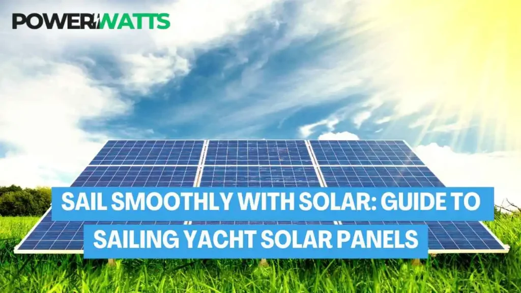 sailing yacht solar panels