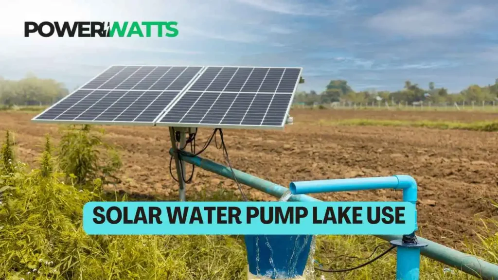 Solar Water Pump Lake Use