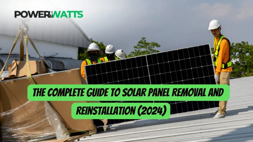 The Complete Guide to Solar Panel Removal and Reinstallation (2024)