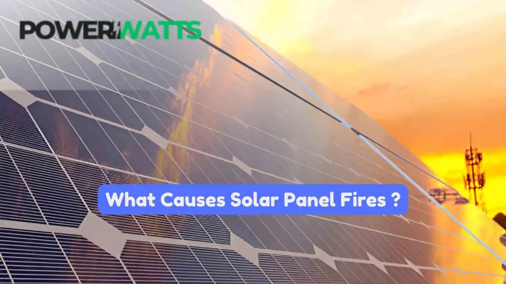 What Causes Solar Panel Fires