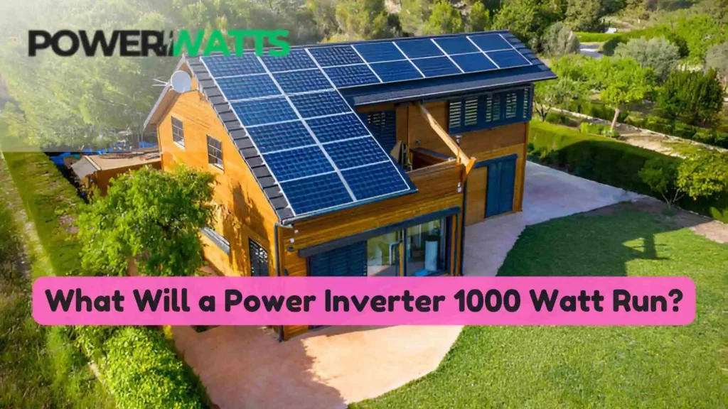 What Will a Power Inverter 1000 Watt Run?