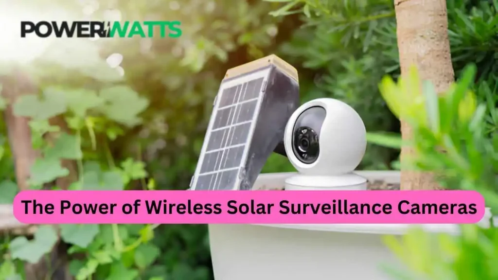 Wireless Solar Surveillance Cameras