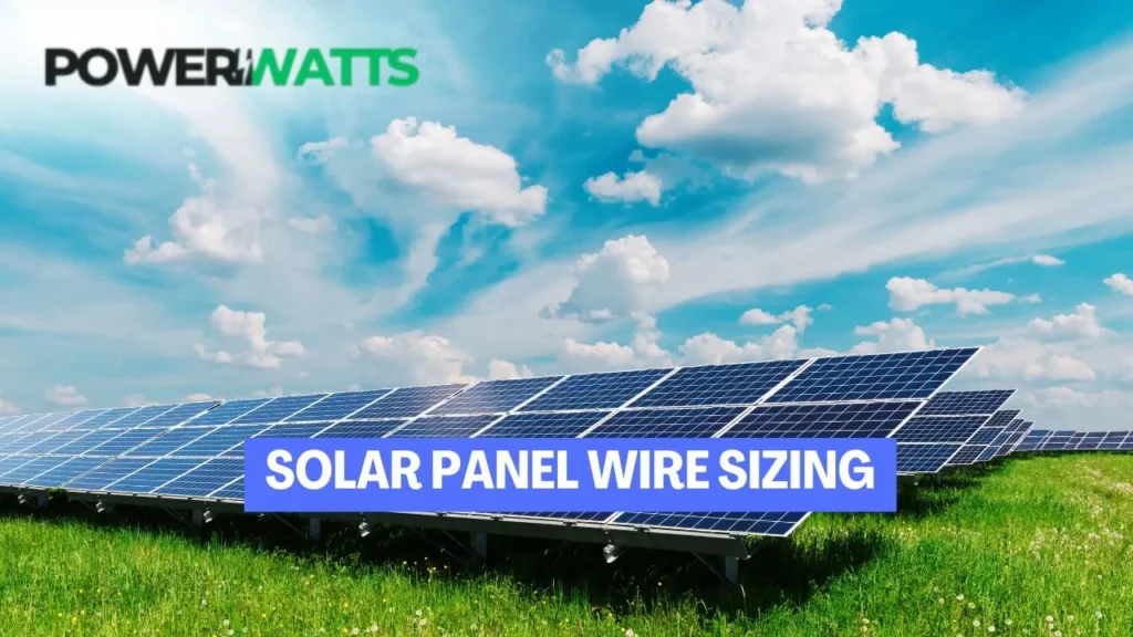 Guide to Solar Panel Wire Sizing