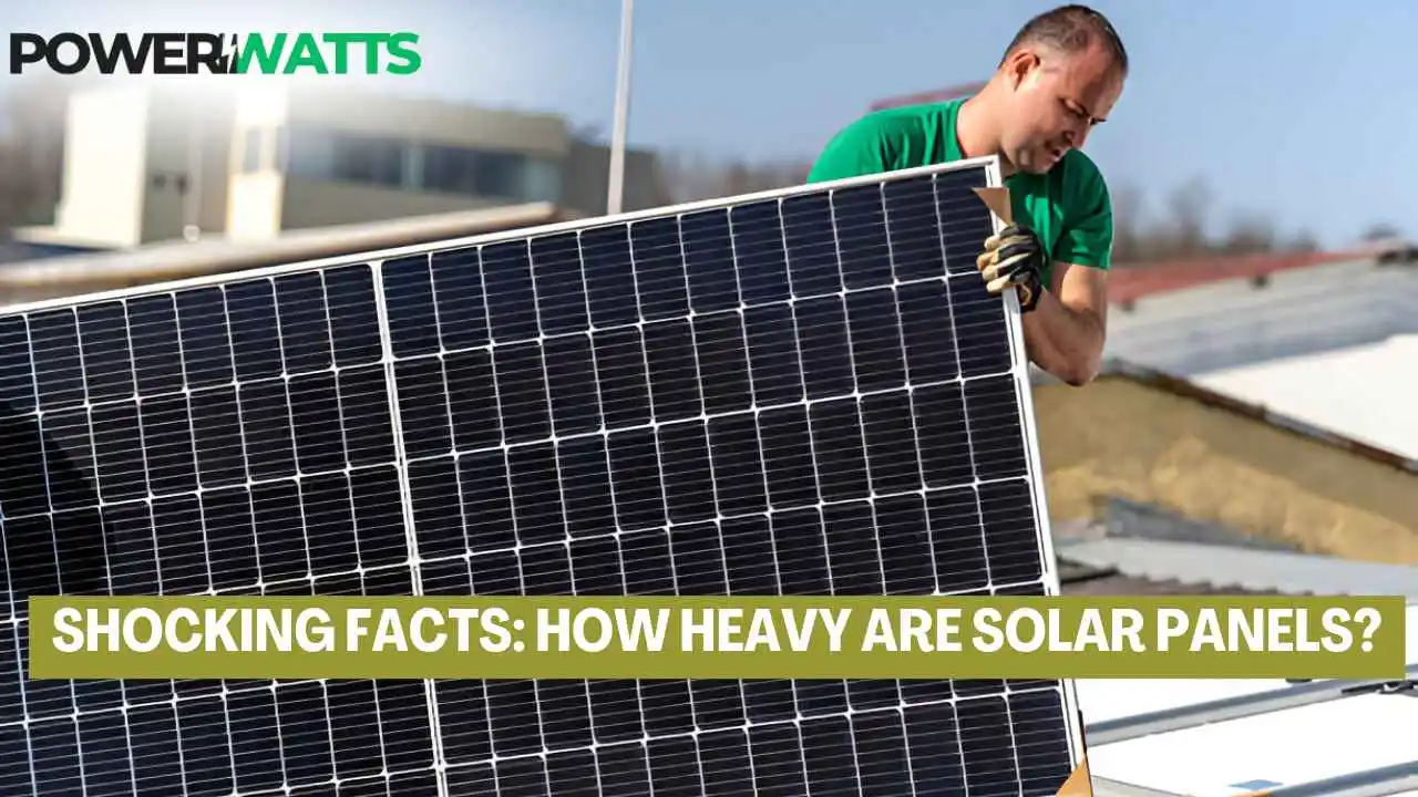 how heavy are solar panels