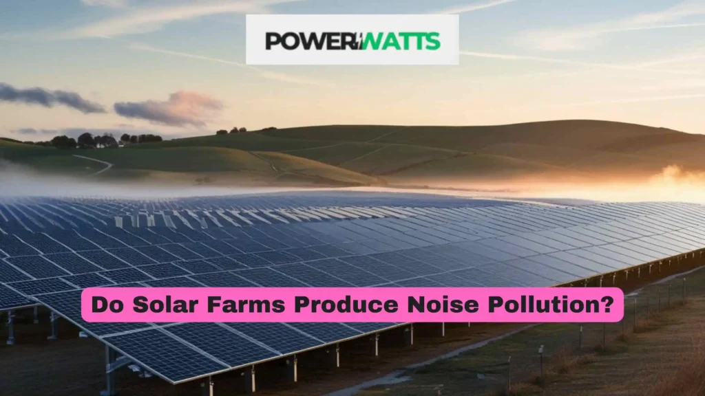 Do Solar Farms Produce Noise Pollution