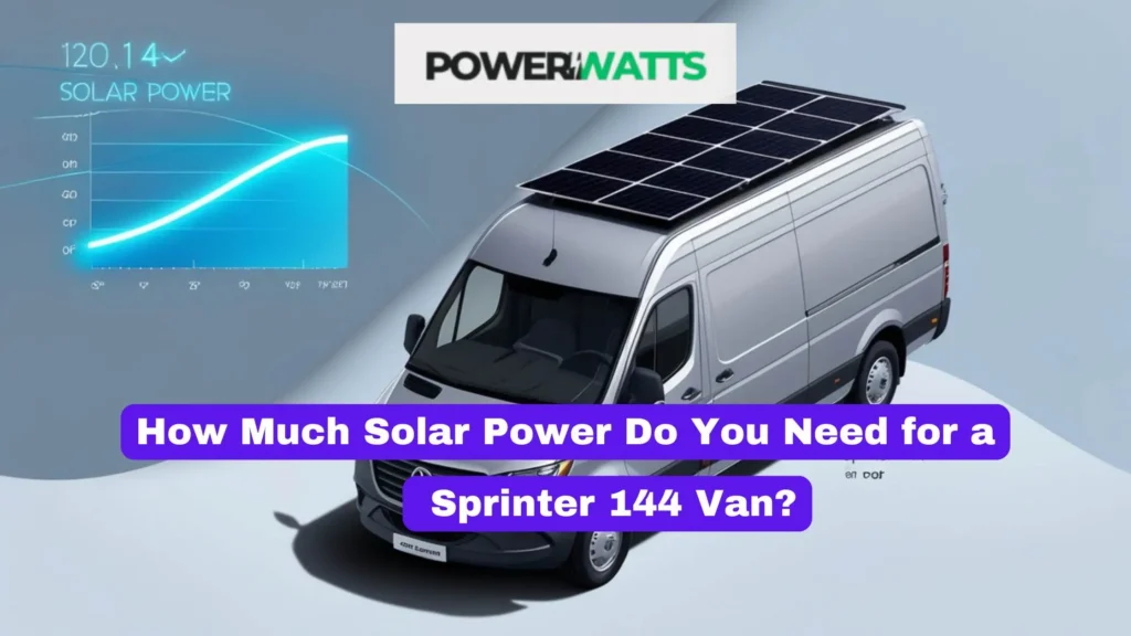 How Much Solar Power Do You Need for a Sprinter 144 Van