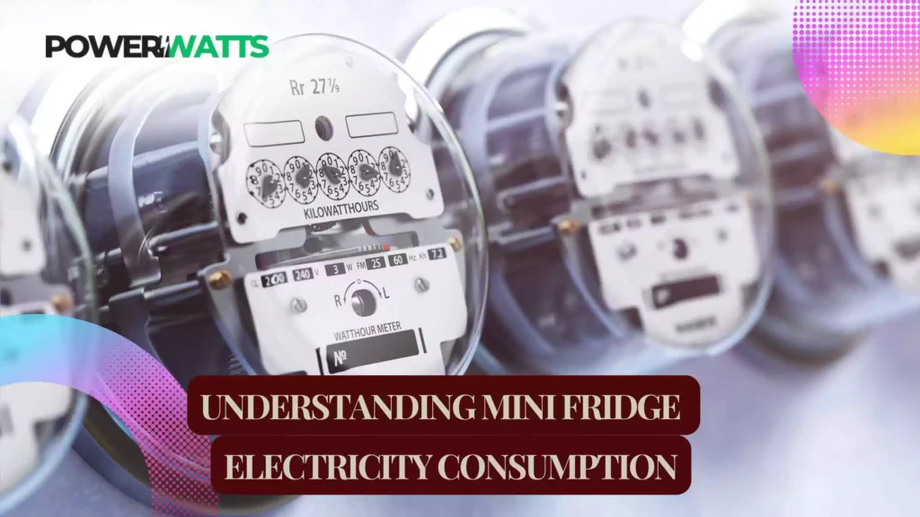 mini fridge electricity consumption