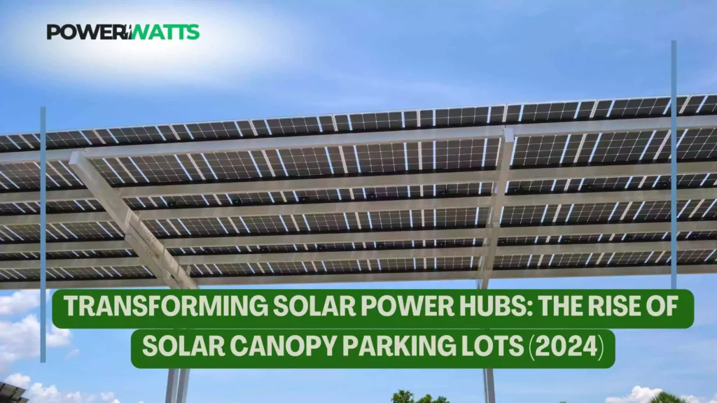 solar canopy parking lots